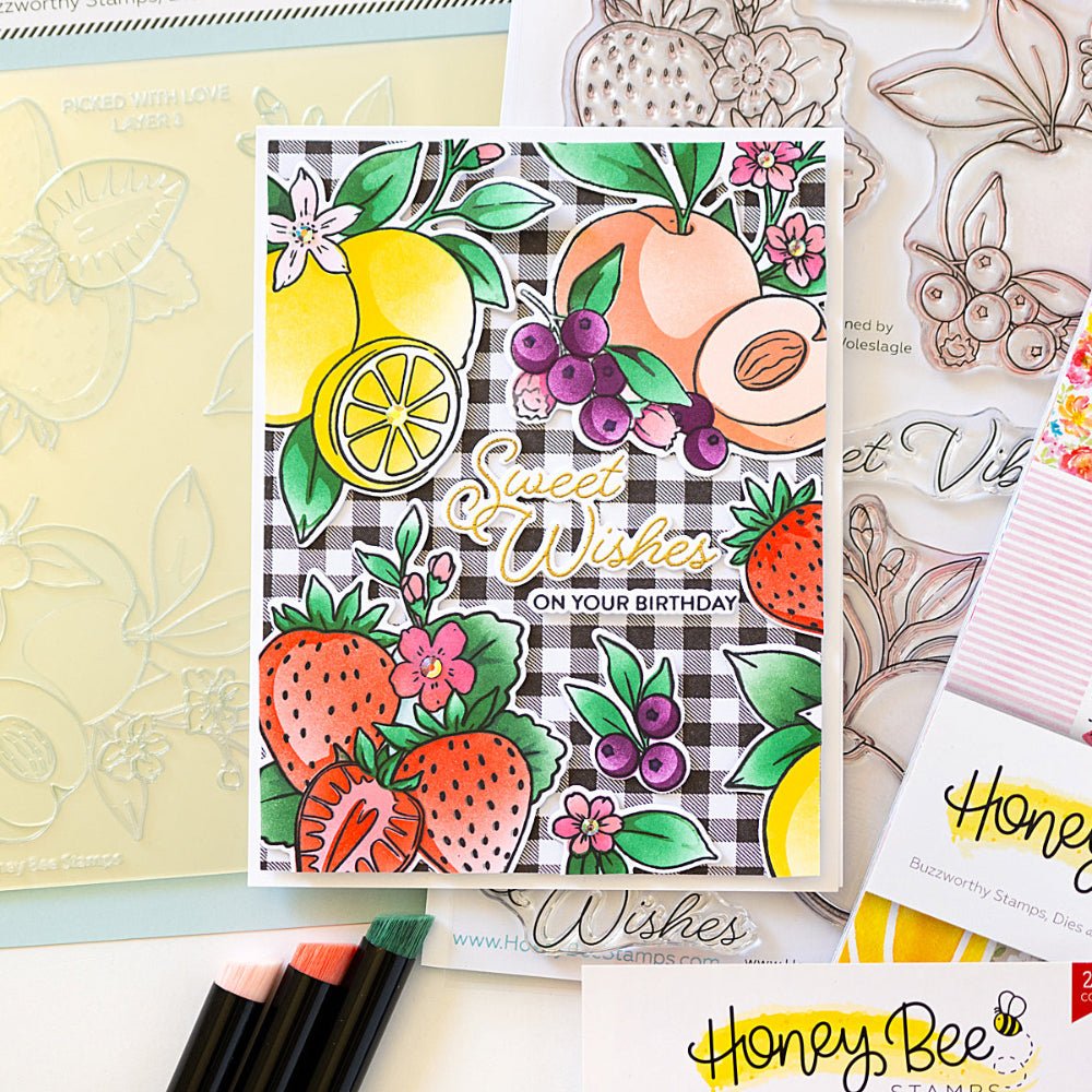 Picked With Love - Honey Cuts Coordinating Dies - Honey Bee Stamps
