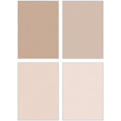 Pinstripes & Polka Dots: Harvest 6x8.5 - 24 Double - Sided Sheets - Honey Bee Stamps