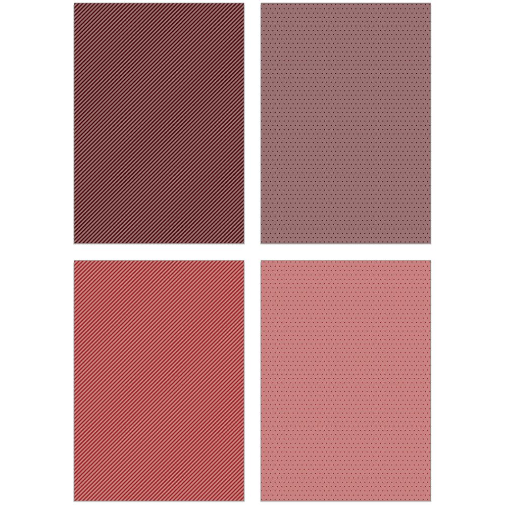 Pinstripes & Polka Dots: Harvest 6x8.5 - 24 Double - Sided Sheets - Honey Bee Stamps