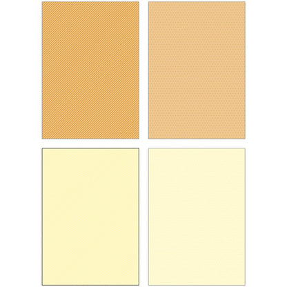 Pinstripes & Polka Dots: Harvest 6x8.5 - 24 Double - Sided Sheets - Honey Bee Stamps