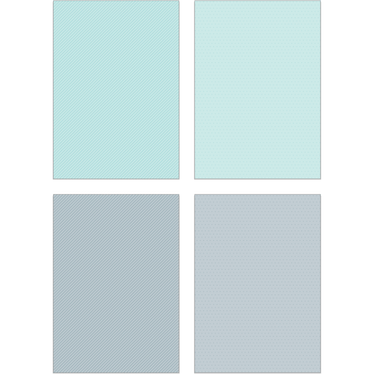 Pinstripes & Polka Dots: Outdoors 6x8.5 - 24 Double - Sided Sheets - Honey Bee Stamps