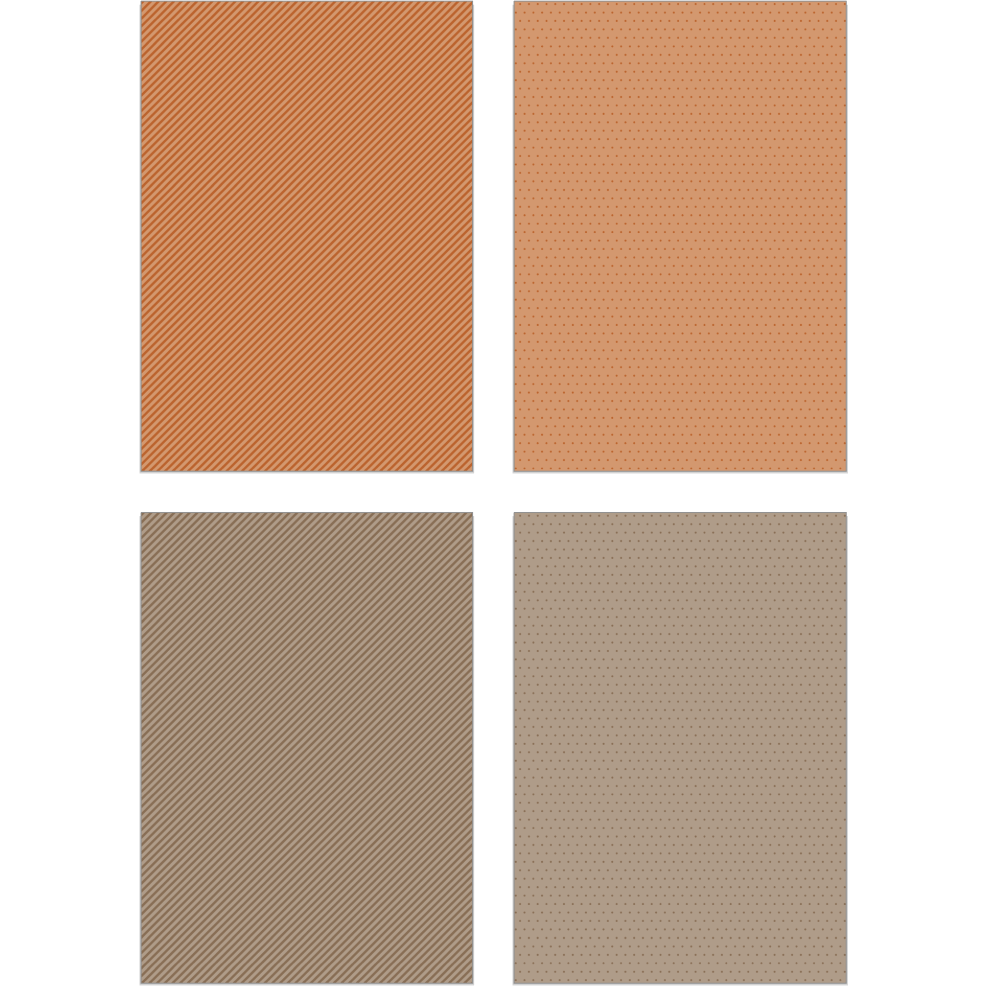 Pinstripes & Polka Dots: Outdoors 6x8.5 - 24 Double - Sided Sheets - Honey Bee Stamps