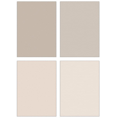 Pinstripes & Polka Dots: Winter 6x8.5 - 24 Double - Sided Sheets - Honey Bee Stamps