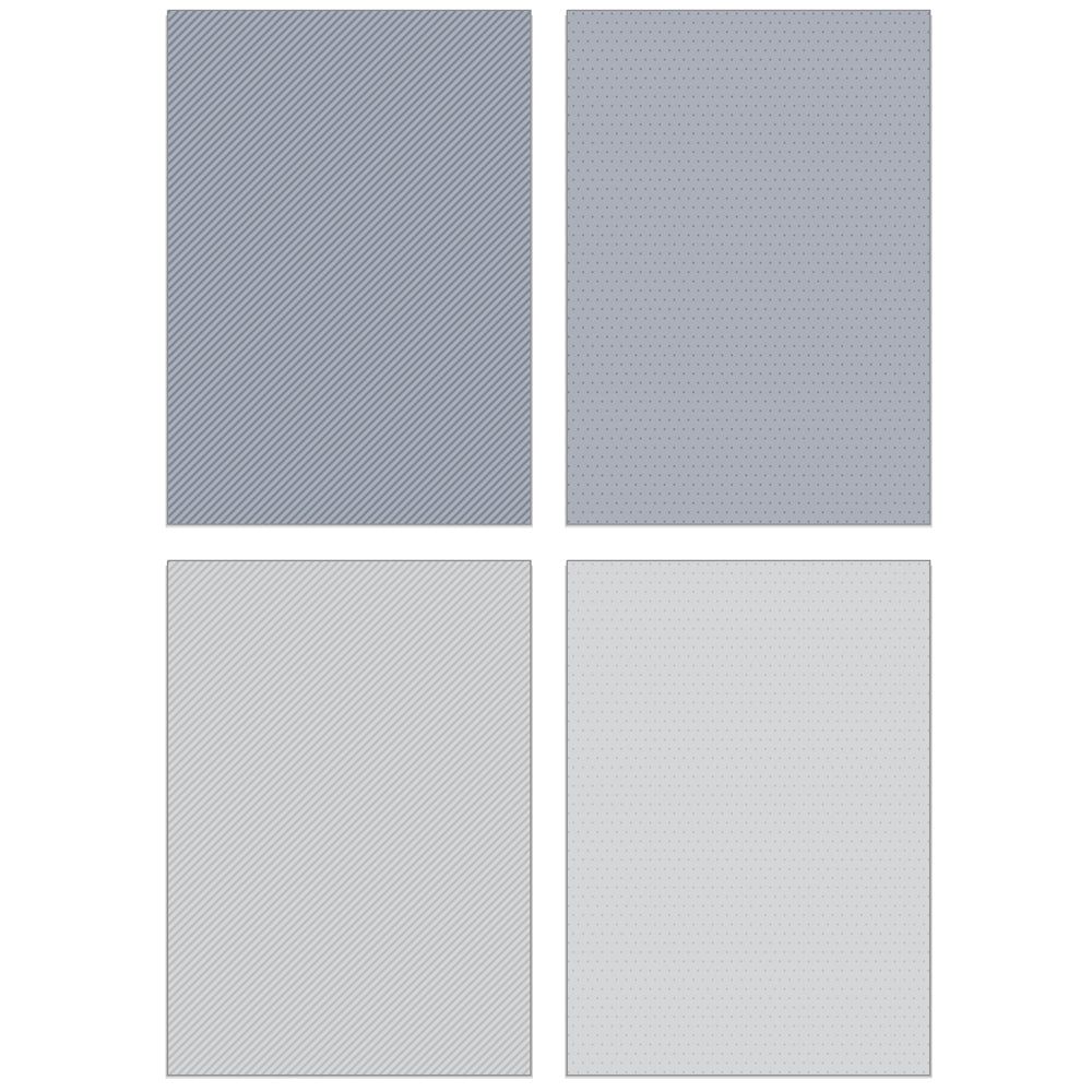 Pinstripes & Polka Dots: Winter 6x8.5 - 24 Double - Sided Sheets - Honey Bee Stamps