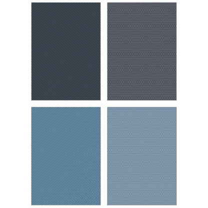 Pinstripes & Polka Dots: Winter 6x8.5 - 24 Double - Sided Sheets - Honey Bee Stamps