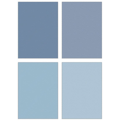 Pinstripes & Polka Dots: Winter 6x8.5 - 24 Double - Sided Sheets - Honey Bee Stamps