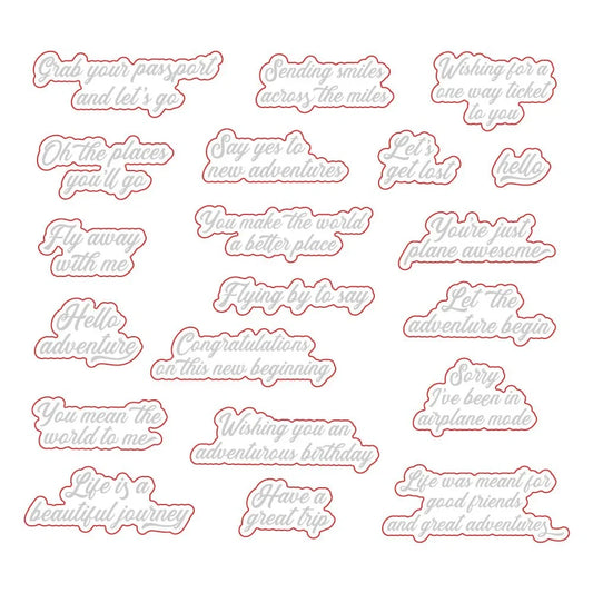 Plane Awesome - Honey Cuts - Coordinating Dies - Honey Bee Stamps
