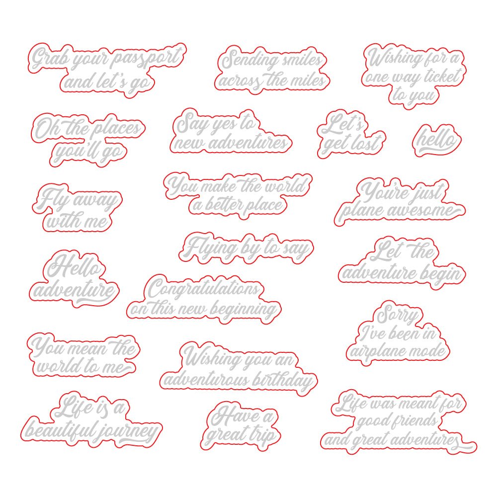 Plane Awesome - Honey Cuts - Coordinating Dies - Honey Bee Stamps