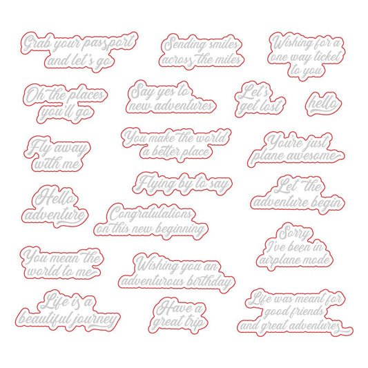 Plane Awesome - Honey Cuts - Coordinating Dies - Honey Bee Stamps