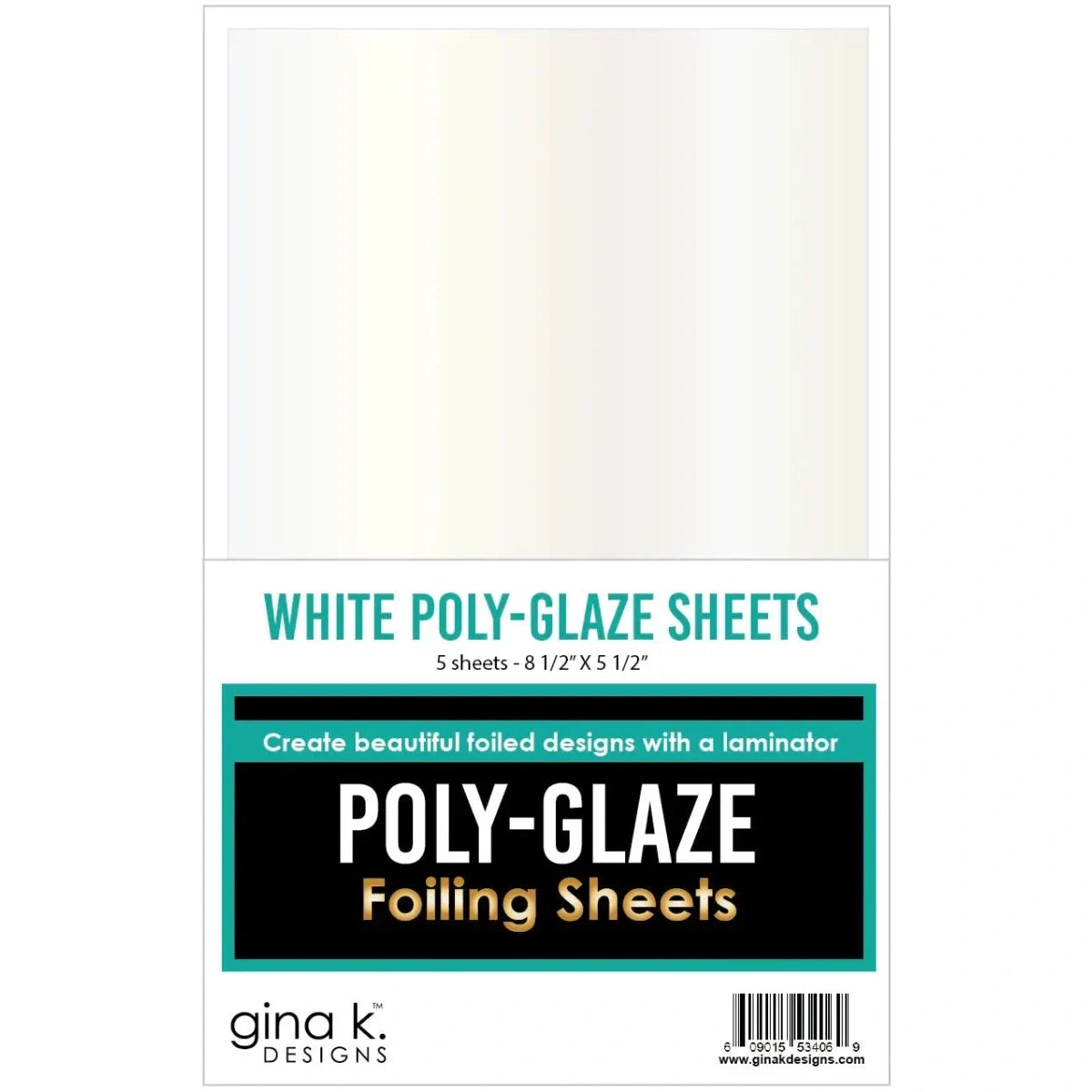 Poly - Glaze Foiling Sheets - White - Honey Bee Stamps