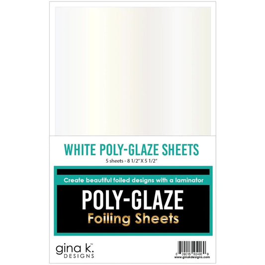 Poly - Glaze Foiling Sheets - White - Honey Bee Stamps
