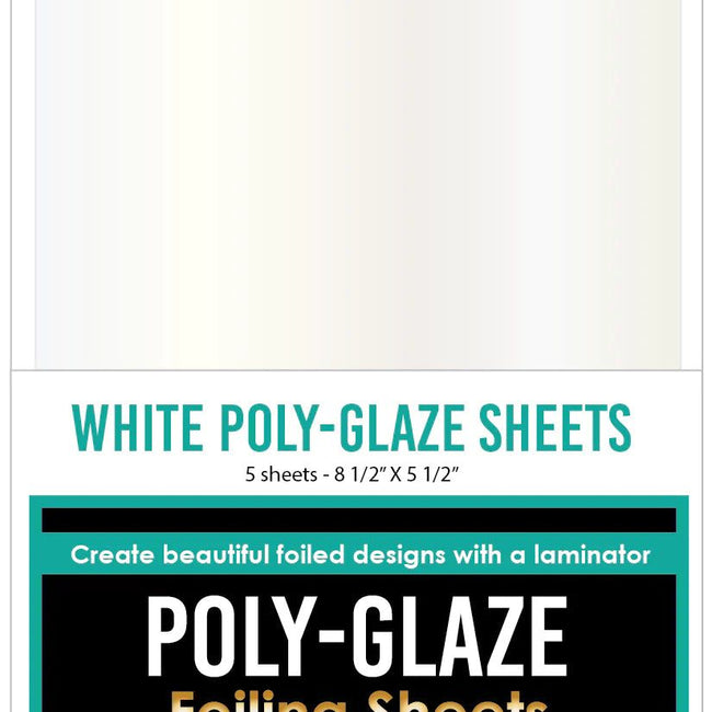 Poly-Glaze Foiling Sheets - White - Honey Bee Stamps