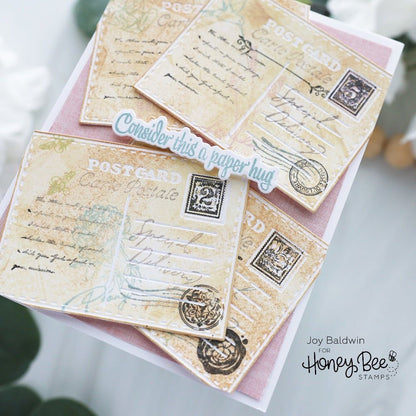 Postmarked - 6x6 Photopolymer Stamp Set - Honey Bee Stamps