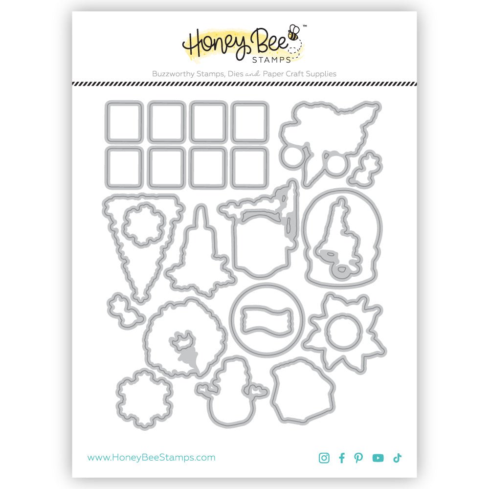 Postmarked: Holiday - Honey Cuts - Coordinating Dies - Honey Bee Stamps