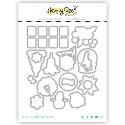 Postmarked: Holiday - Honey Cuts - Coordinating Dies - Honey Bee Stamps
