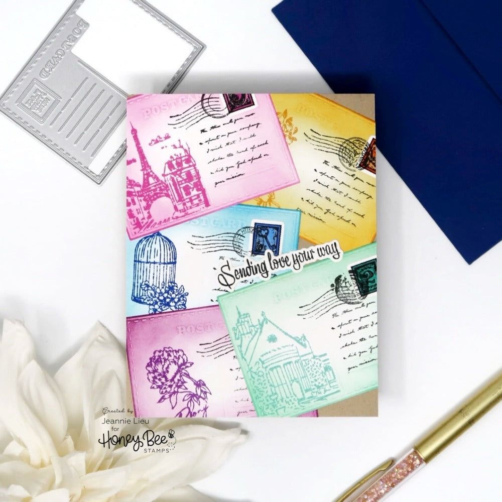 Postmarked - Honey Cuts - Coordinating Dies - Honey Bee Stamps