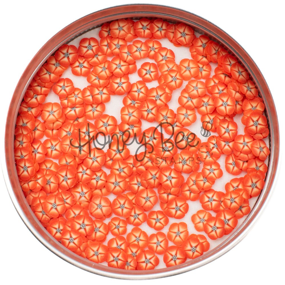 Pretty Poppies - Clay Flowers - Honey Bee Stamps