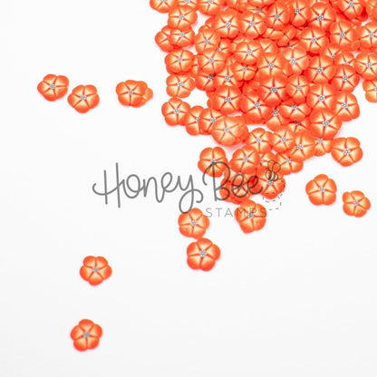 Pretty Poppies - Clay Flowers - Honey Bee Stamps