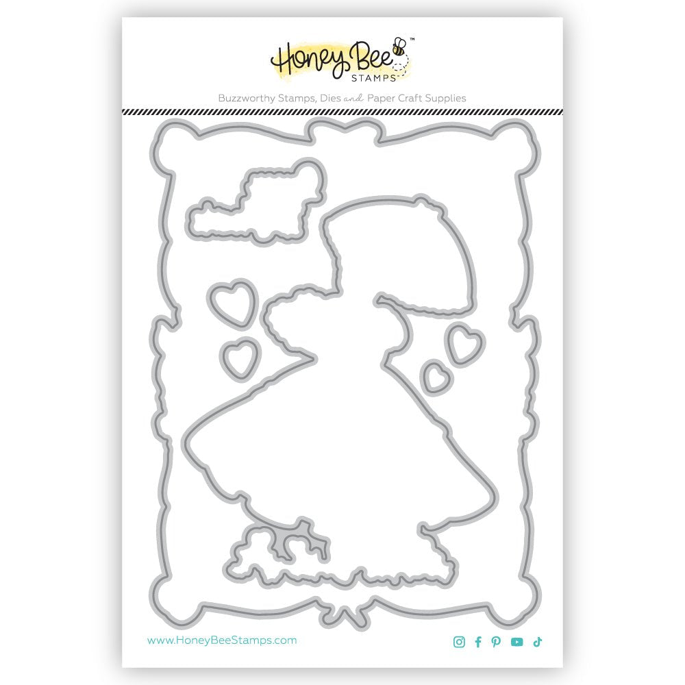 Queen Of Hearts - Honey Cuts - Coordinating Dies - Honey Bee Stamps
