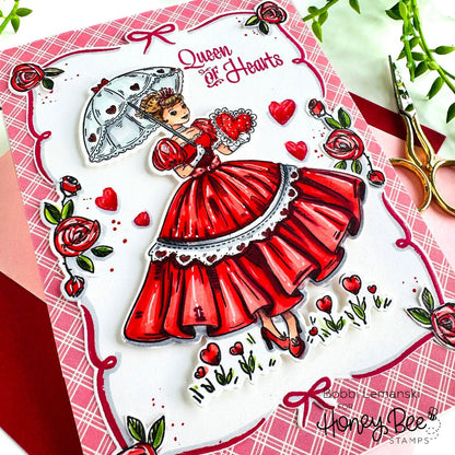 Queen Of Hearts - Honey Cuts - Coordinating Dies - Honey Bee Stamps