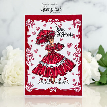 Queen Of Hearts - Honey Cuts - Coordinating Dies - Honey Bee Stamps