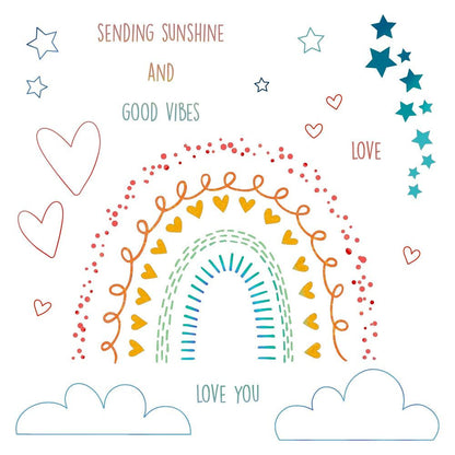 Rainbow Dreams - 6x8 Photopolymer Stamp Set - Retiring - Honey Bee Stamps