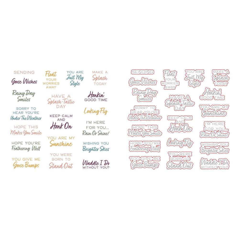 Rainy Day Smiles Stamp Set and Coordinating Honey Cuts Bundle