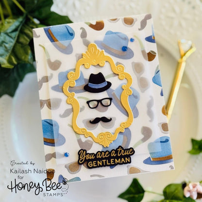 Refined Details - 6"x6" Stencil Set of 6 Layering Stencils - Honey Bee Stamps