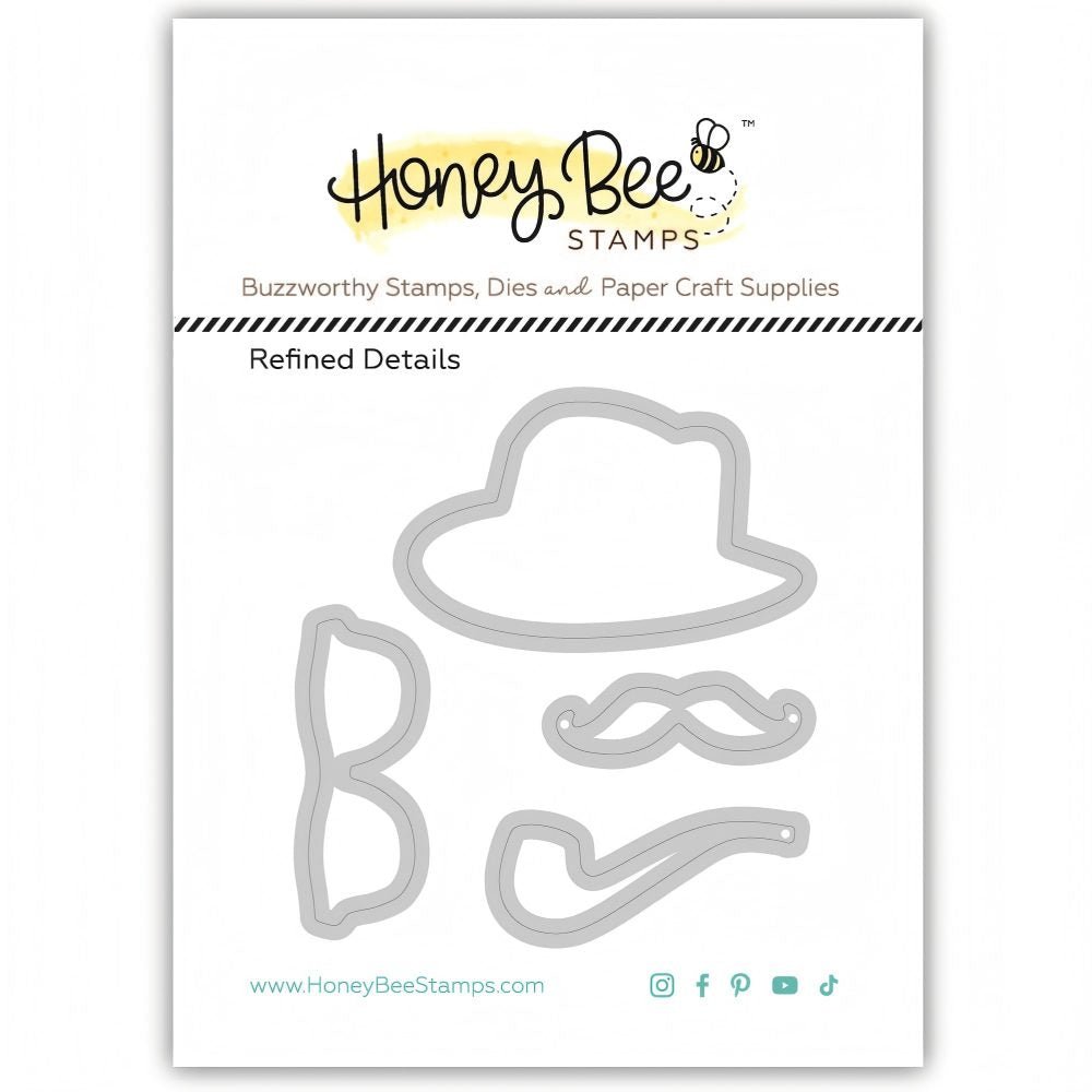 Refined Details - Honey Cuts Coordinating Dies - Honey Bee Stamps