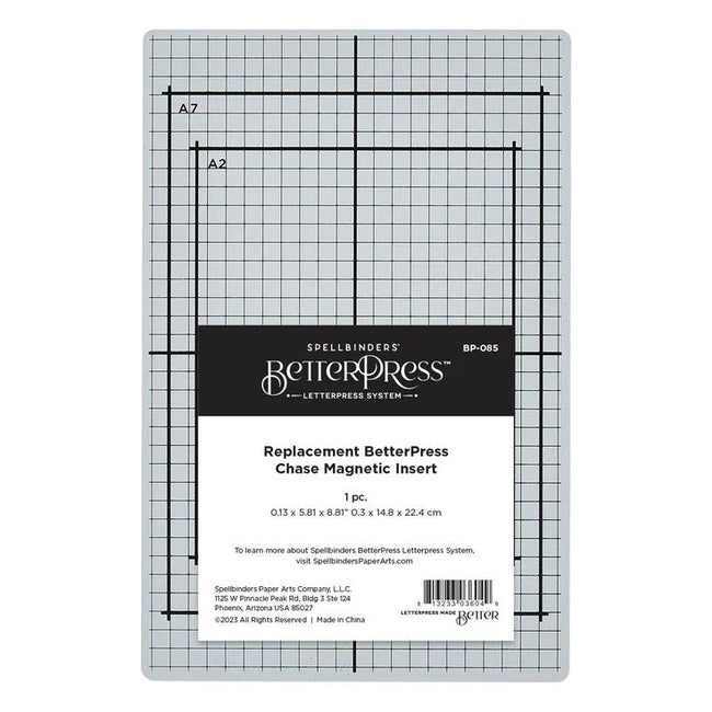 Replacement BetterPress Chase Magnetic Insert by Spellbinder - Honey Bee Stamps