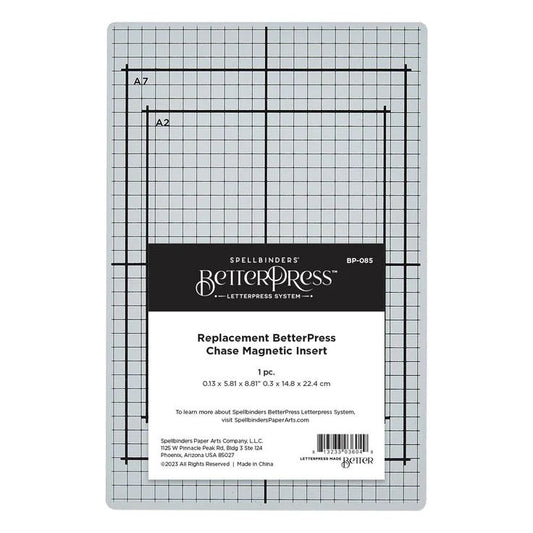Replacement BetterPress Chase Magnetic Plate Insert by Spellbinders - Honey Bee Stamps