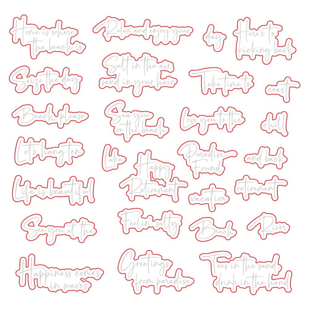 Rest and Relaxation - Honey Cuts - Coordinating Dies - Honey Bee Stamps