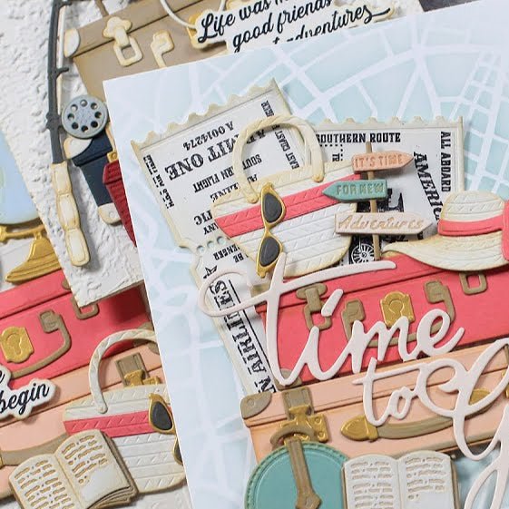 Road Map - 6"x6" Background Stencil - Honey Bee Stamps