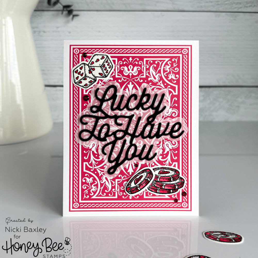 Royal Flush - Honey Cuts - Coordinating Dies - Honey Bee Stamps