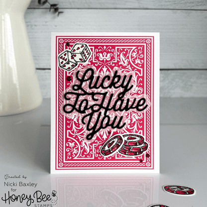 Royal Flush - Honey Cuts - Coordinating Dies - Honey Bee Stamps