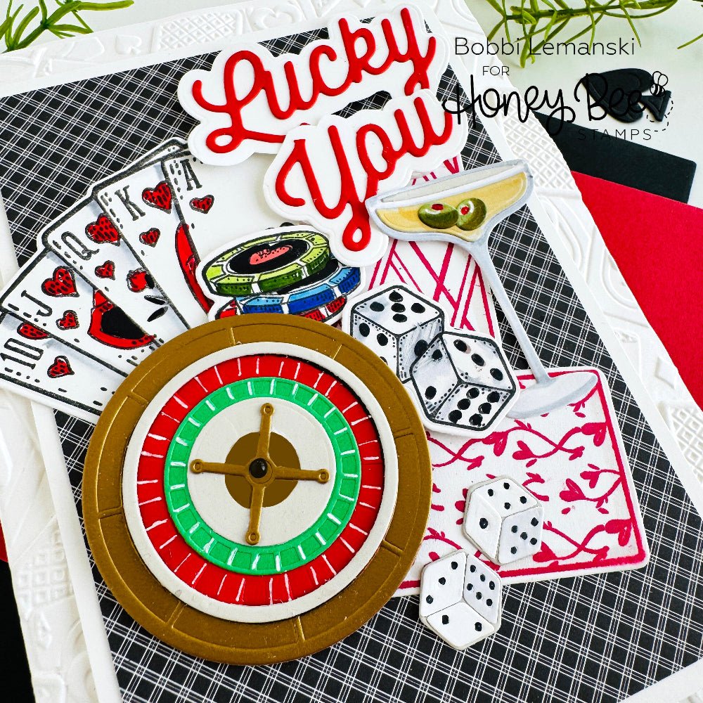 Royal Flush - Honey Cuts - Coordinating Dies - Honey Bee Stamps