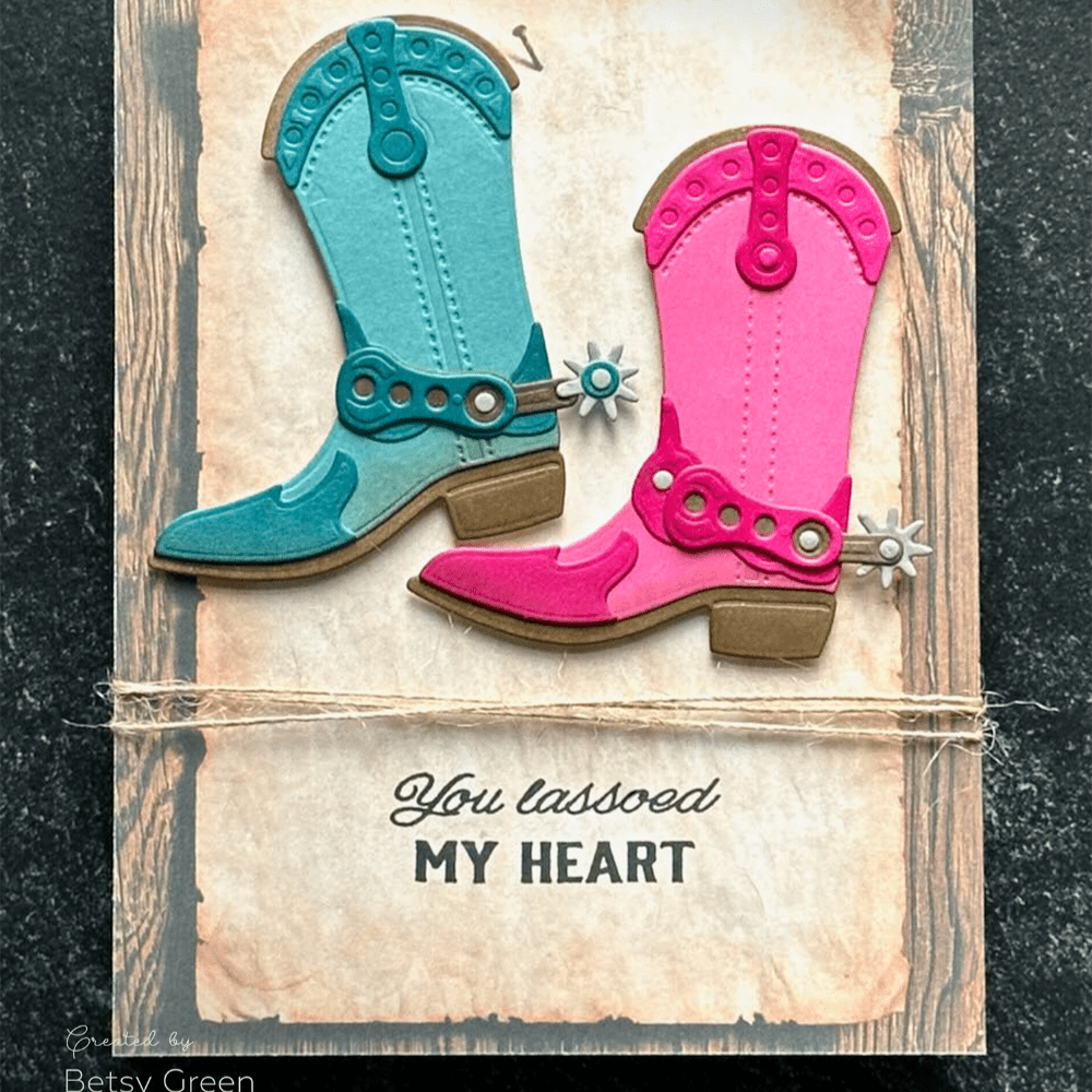 Saddle Up - 6x8 Photopolymer Stamp Set - Honey Bee Stamps