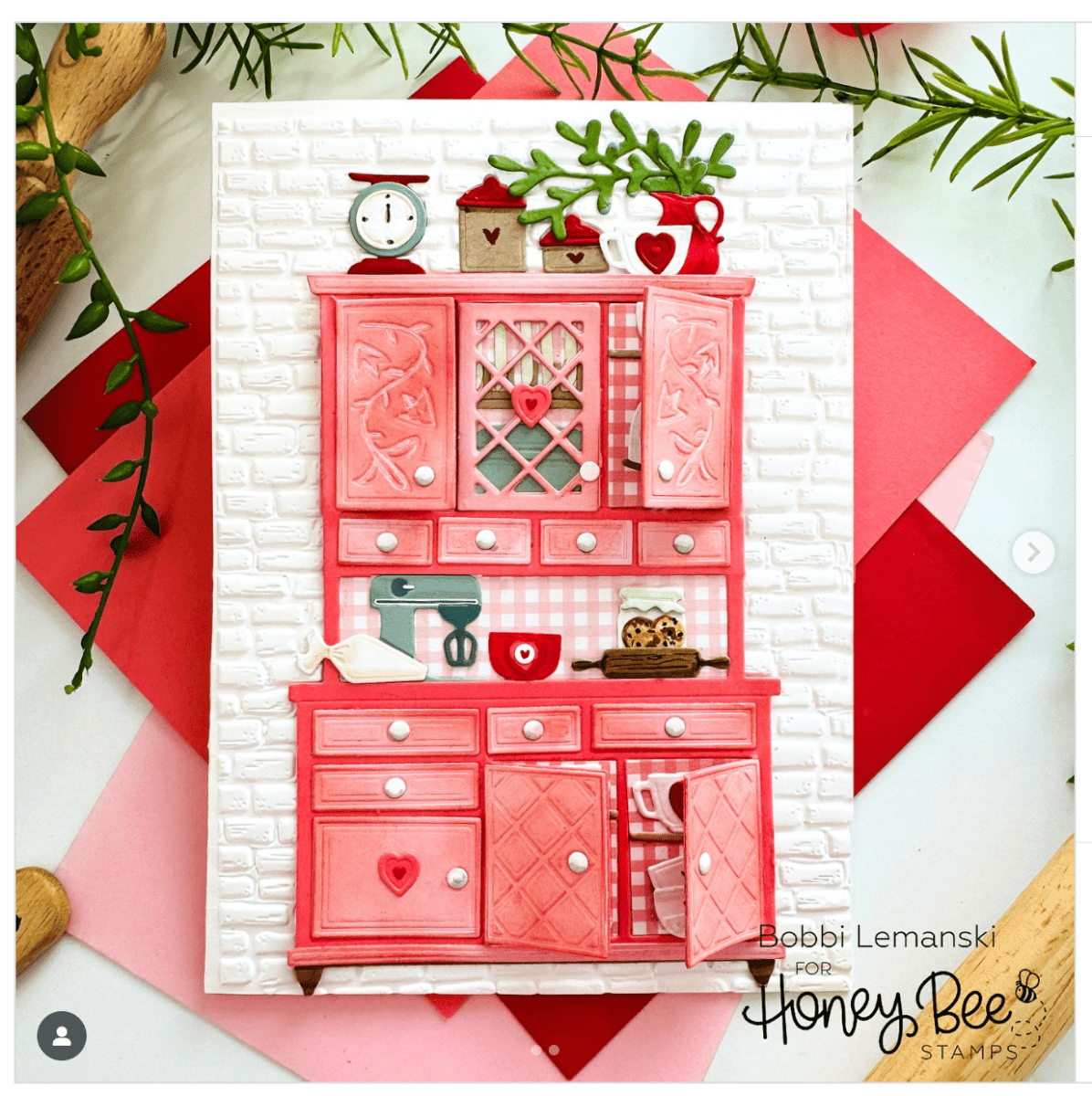 Salvaged Brick - 6"x6" Background Stencil - Honey Bee Stamps