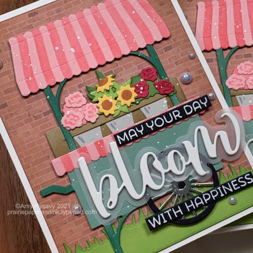 Salvaged Brick - 6"x6" Background Stencil - Honey Bee Stamps