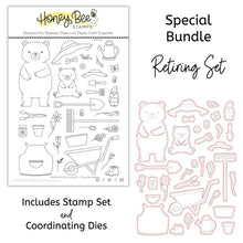 Sandie And Sis - 6x8 Stamp Set and Coordinating Dies Bundle - Honey Bee Stamps