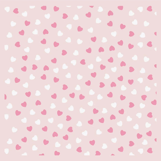 Scattered Hearts - Set of 2 - 6"x6" Layering Background Stencils - Honey Bee Stamps