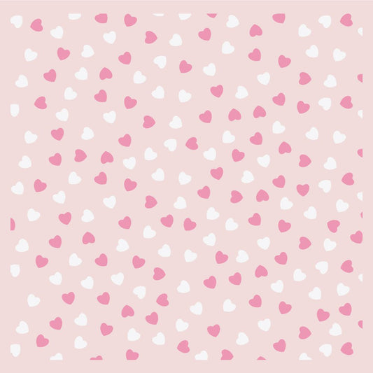 Scattered Hearts - Set of 2 - 6"x6" Layering Background Stencils - Honey Bee Stamps