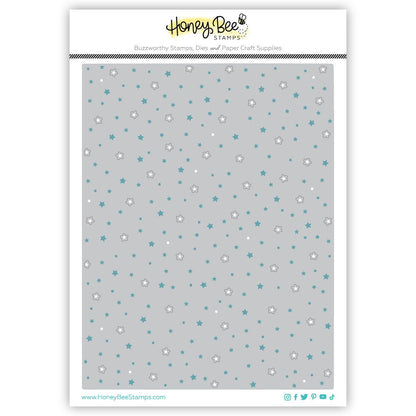 Scattered Stars A2 Cover Plate - Honey Cuts - Stand - Alone Dies - Honey Bee Stamps