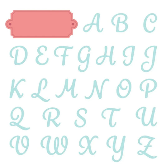 Script Monogram - Honey Cuts Stand - Alone Dies - Honey Bee Stamps