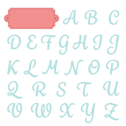 Script Monogram - Honey Cuts Stand - Alone Dies - Honey Bee Stamps