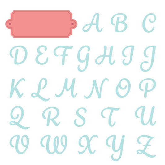 Script Monogram - Honey Cuts Stand - Alone Dies - Honey Bee Stamps