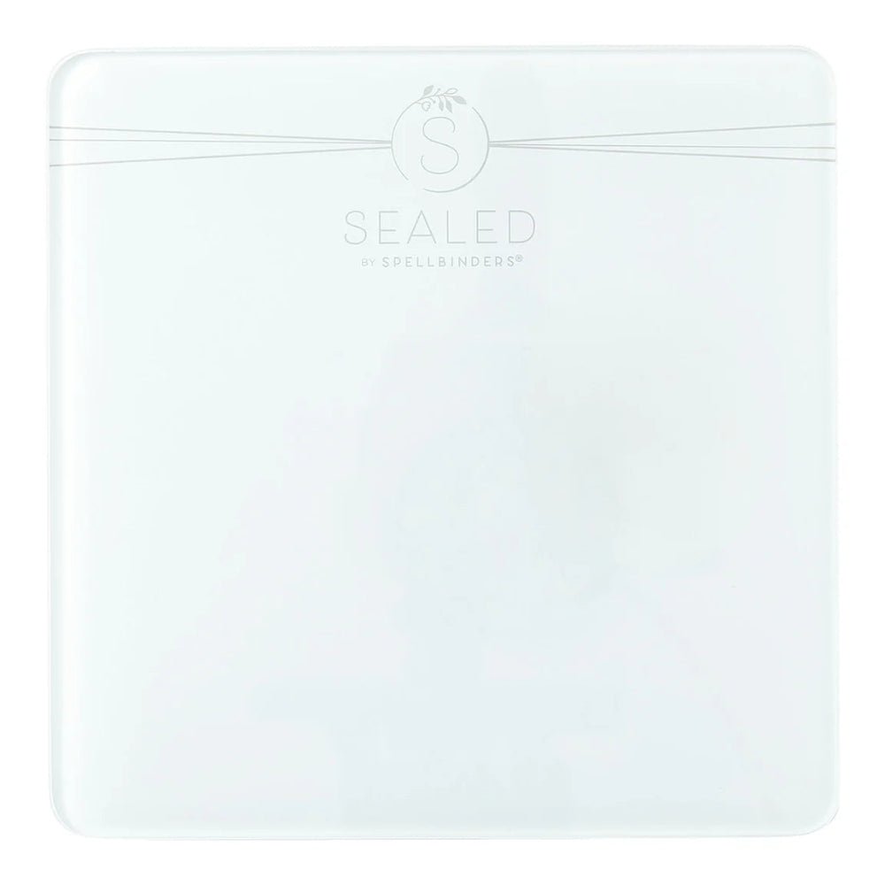 Sealed Glass Mat Working Surface by Spellbinders - 6.25" x 6.25" - Honey Bee Stamps