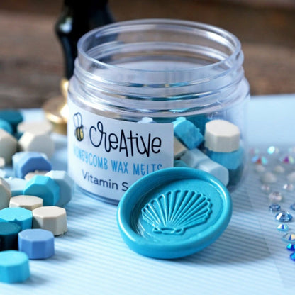 Seashell - Wax Stamper - Honey Bee Stamps