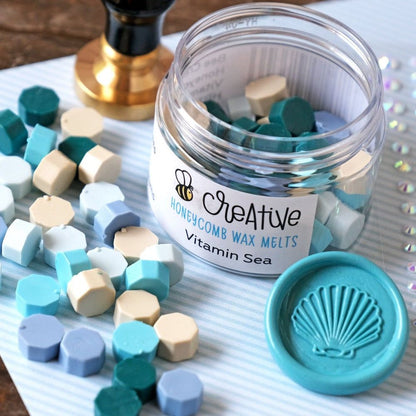 Seashell - Wax Stamper - Honey Bee Stamps