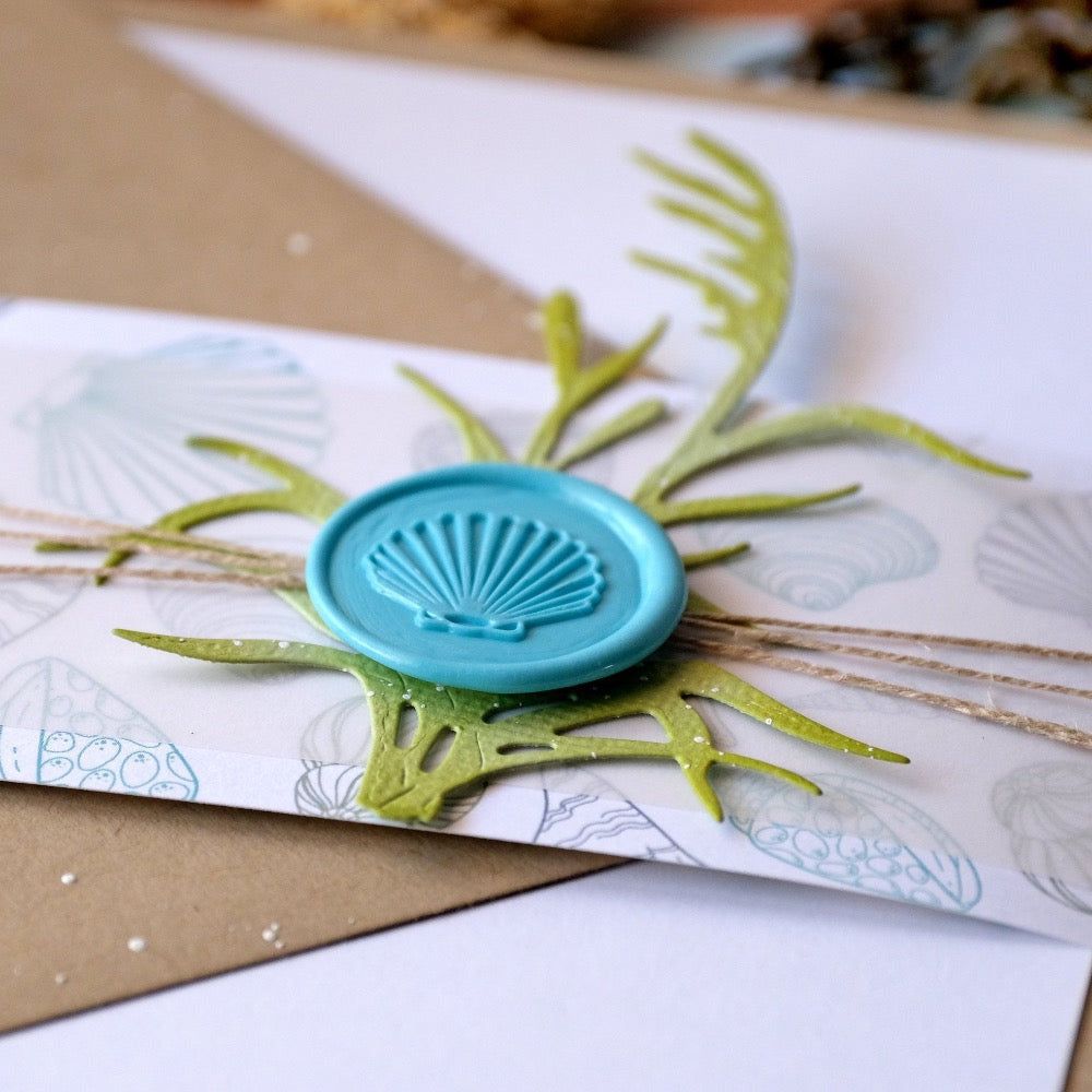 Seashell - Wax Stamper - Honey Bee Stamps